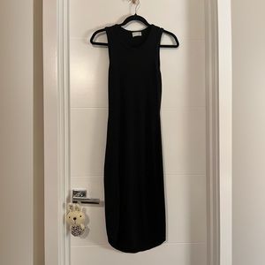 Aritzia Wilfred Free Bruni Dress Black XXS